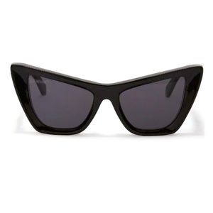 Edvard Cat Eye-Frame Sunglasses Off White